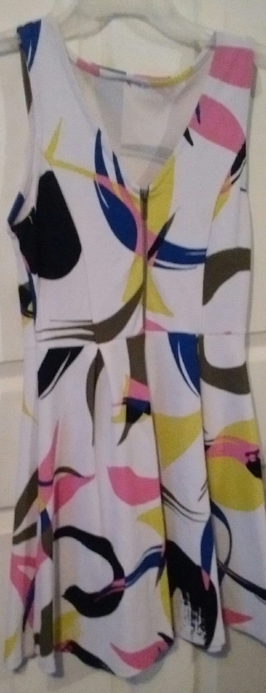 Multi color knee length dress